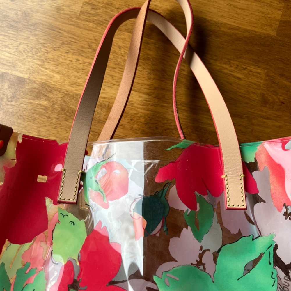 Dooney & Burke Clear/Floral Tote - Picture 6 of 7